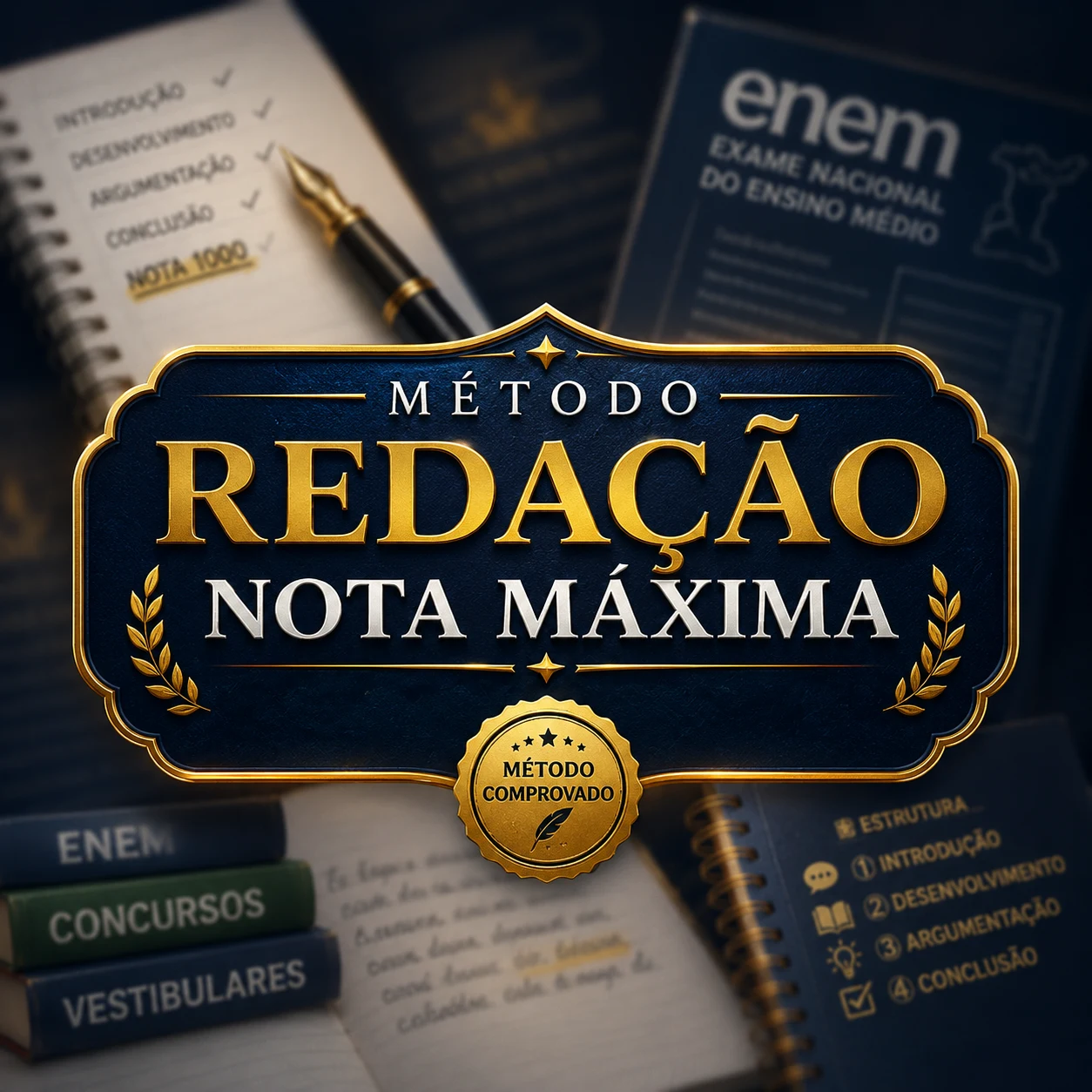 Capa do Método Redação Nota Máxima
